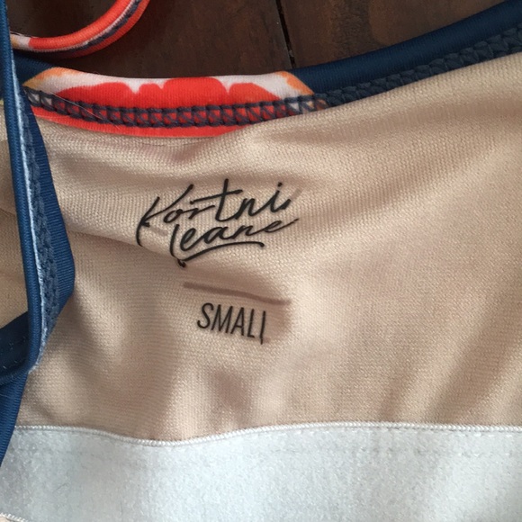 Nwot S navy oranges swing - Picture 2 of 2